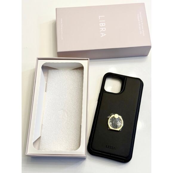 Libra Multi Case Black w/ Gold Hardware Ring fits iPhone 12 Pro Max NIB 📱💳✨ - Picture 11 of 14